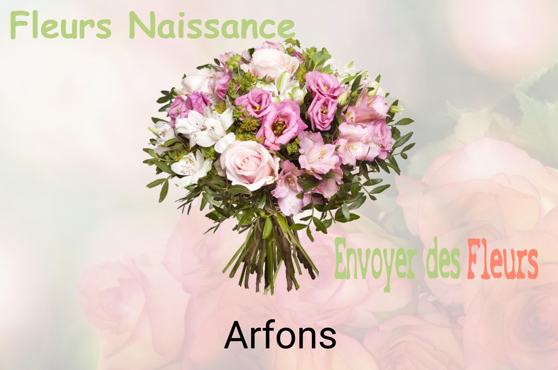 Bouquet de fleurs de naissance livré à Arfons